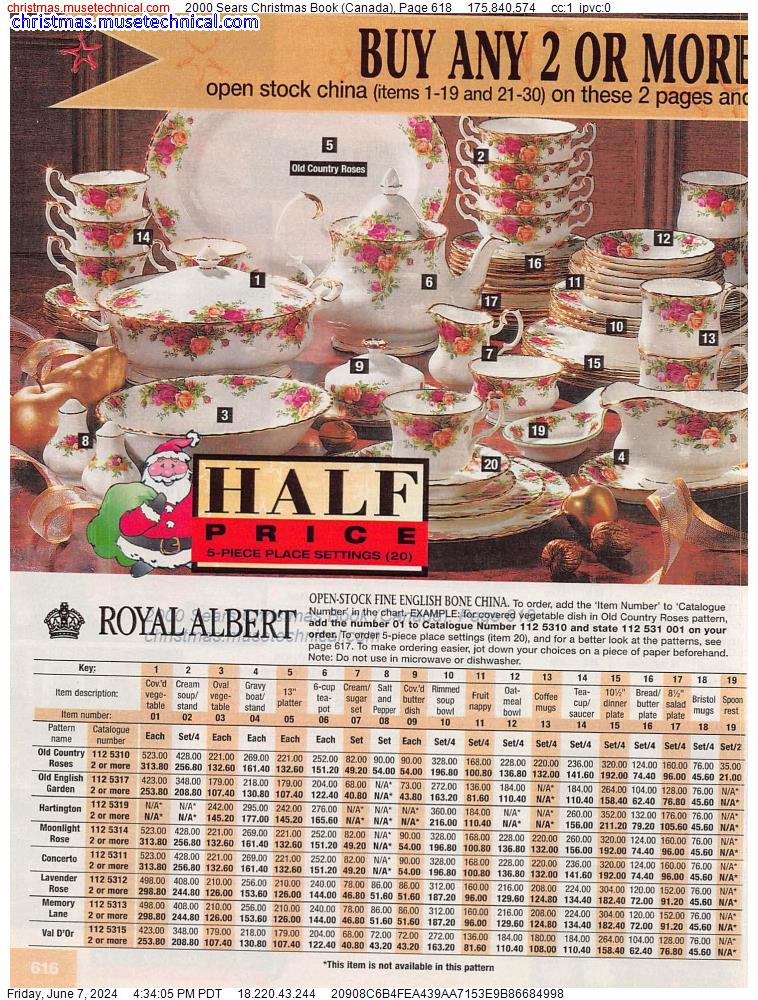 2000 Sears Christmas Book (Canada), Page 618