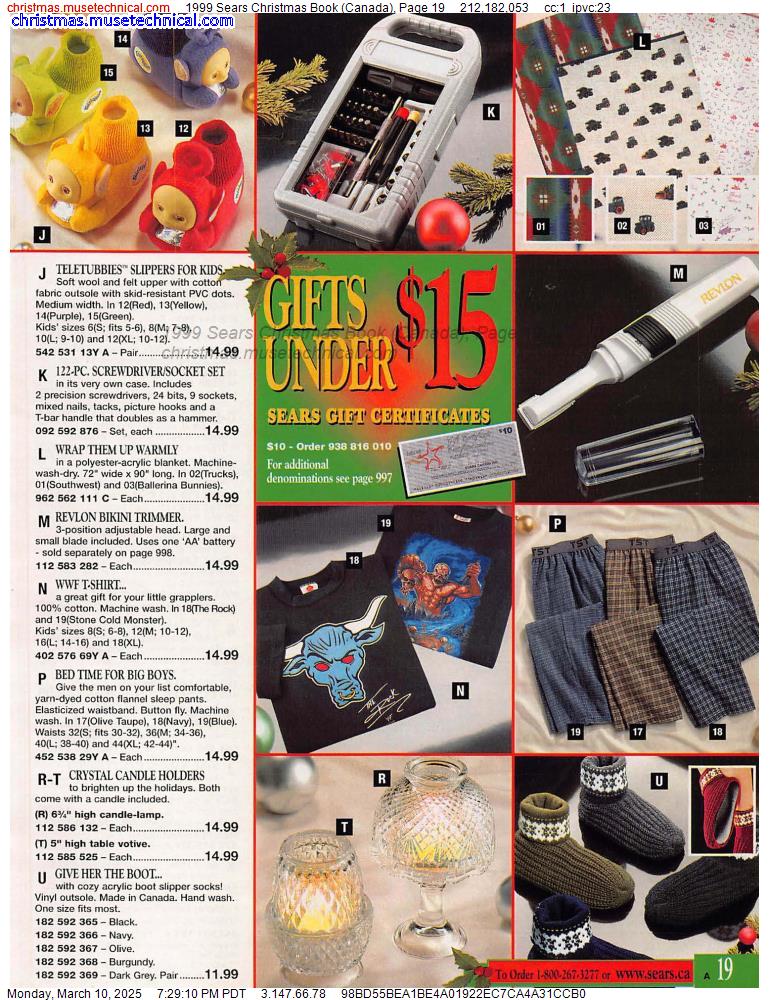 1999 Sears Christmas Book (Canada), Page 19