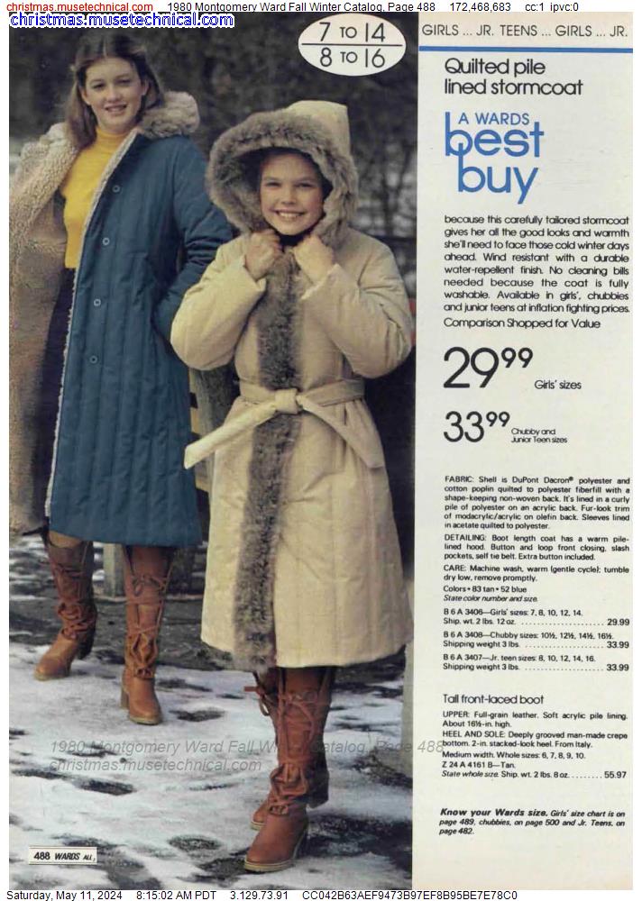 1980 Montgomery Ward Fall Winter Catalog, Page 488