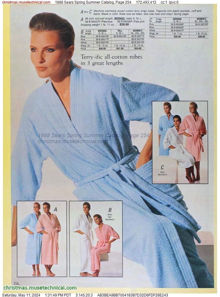 1988 Sears Spring Summer Catalog, Page 254
