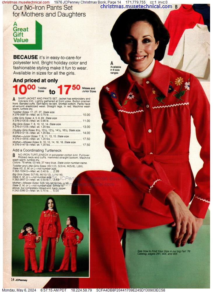 1976 JCPenney Christmas Book, Page 14
