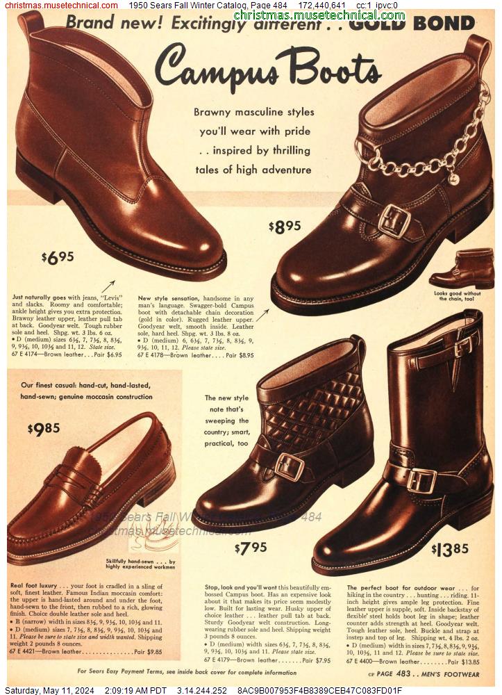 1950 Sears Fall Winter Catalog, Page 484