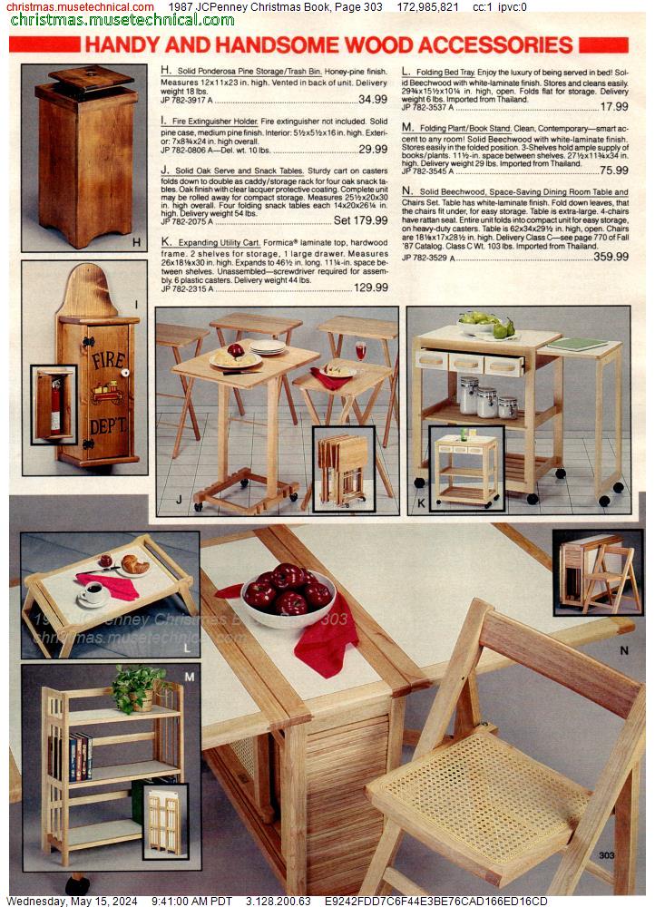 1987 JCPenney Christmas Book, Page 303