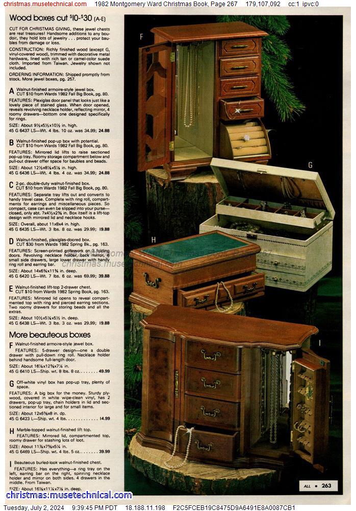1982 Montgomery Ward Christmas Book, Page 267