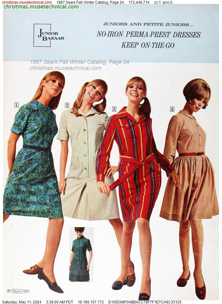 1967 Sears Fall Winter Catalog, Page 24