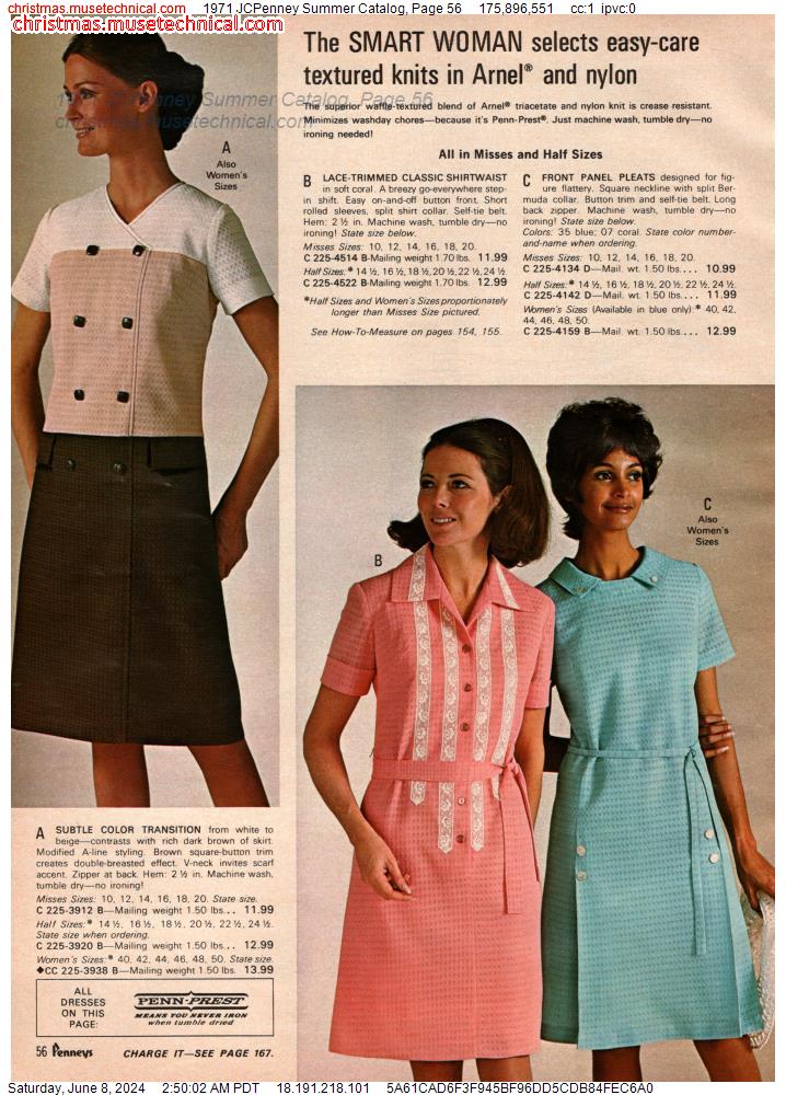 1971 JCPenney Summer Catalog, Page 56