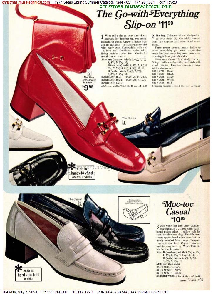 1974 Sears Spring Summer Catalog, Page 405