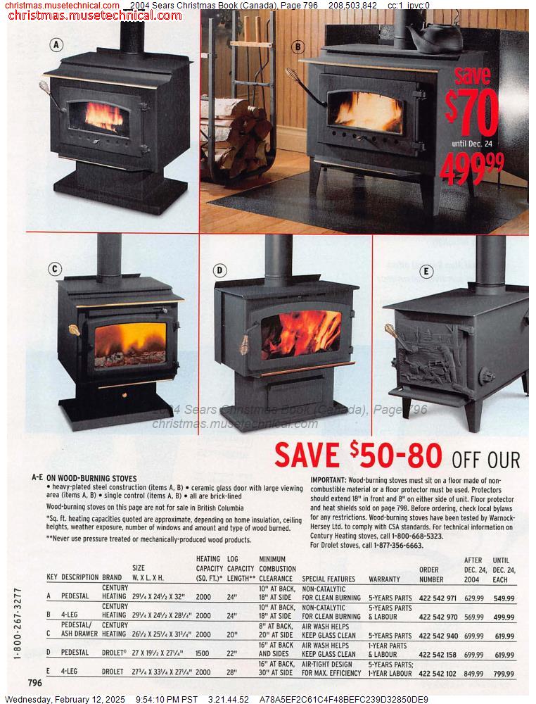 2004 Sears Christmas Book (Canada), Page 796