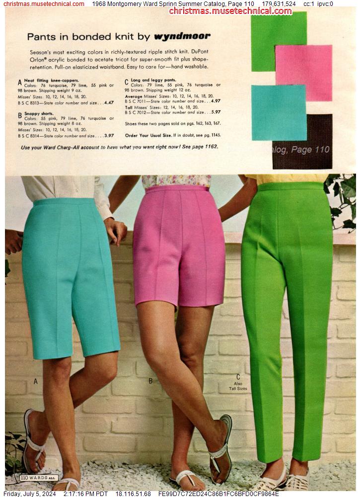 1968 Montgomery Ward Spring Summer Catalog, Page 110