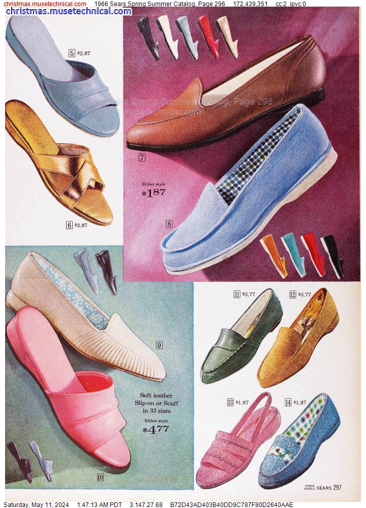 1966 Sears Spring Summer Catalog, Page 296