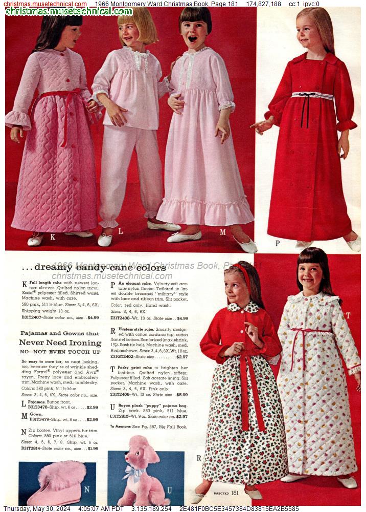 1966 Montgomery Ward Christmas Book, Page 181