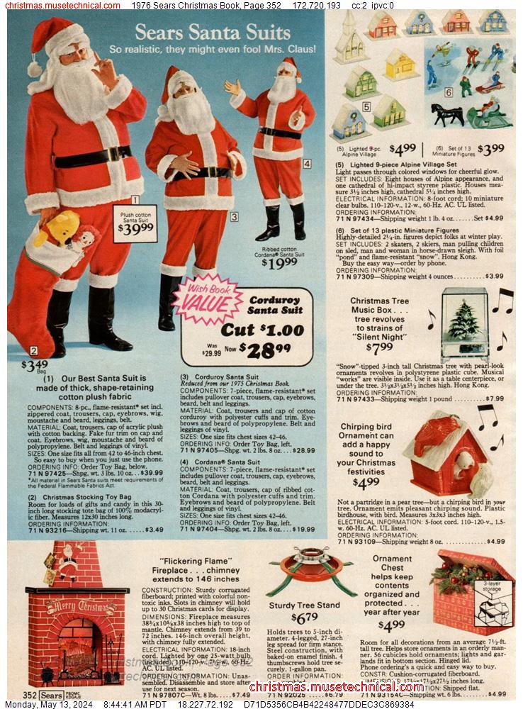 1976 Sears Christmas Book, Page 352