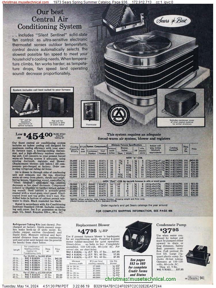 1973 Sears Spring Summer Catalog, Page 936
