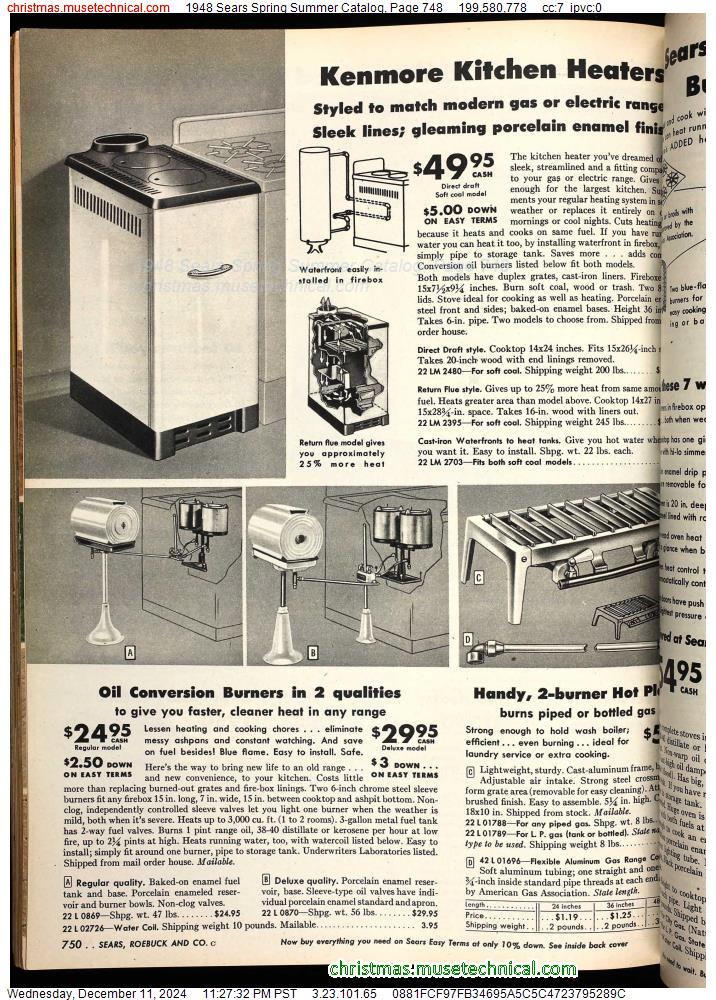 1948 Sears Spring Summer Catalog, Page 748