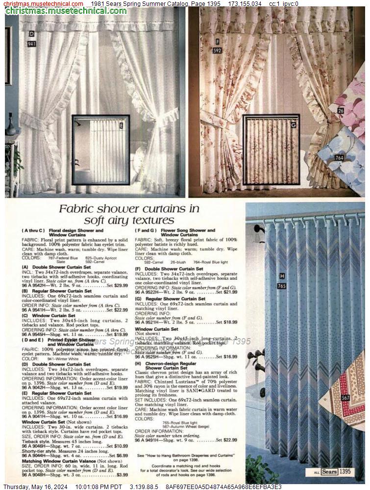 1981 Sears Spring Summer Catalog, Page 1395