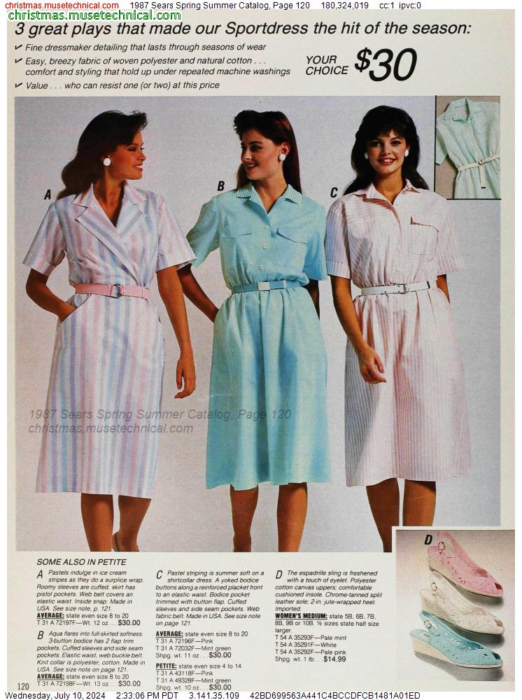 1987 Sears Spring Summer Catalog, Page 120