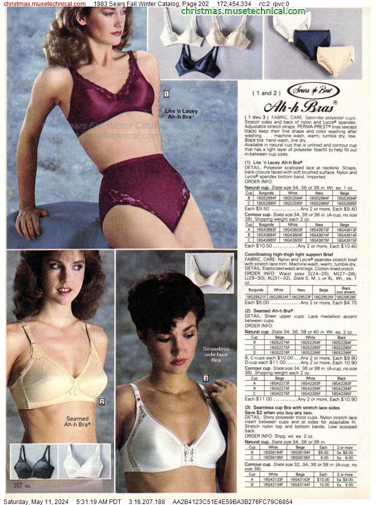 1983 Sears Fall Winter Catalog, Page 202