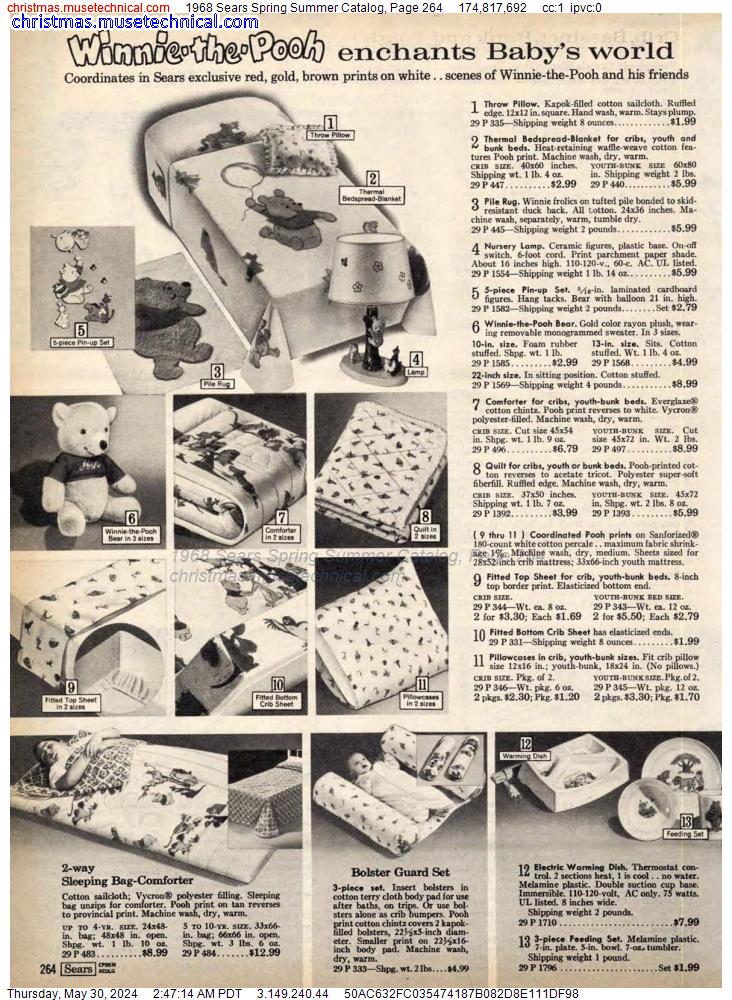 1968 Sears Spring Summer Catalog, Page 264