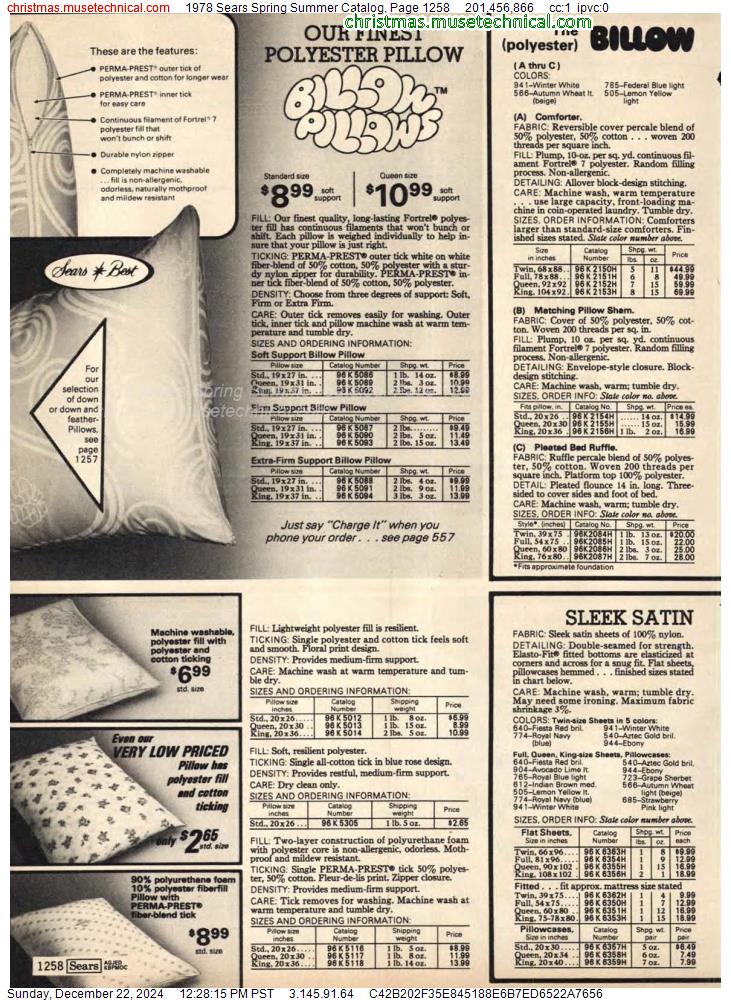 1978 Sears Spring Summer Catalog, Page 1258