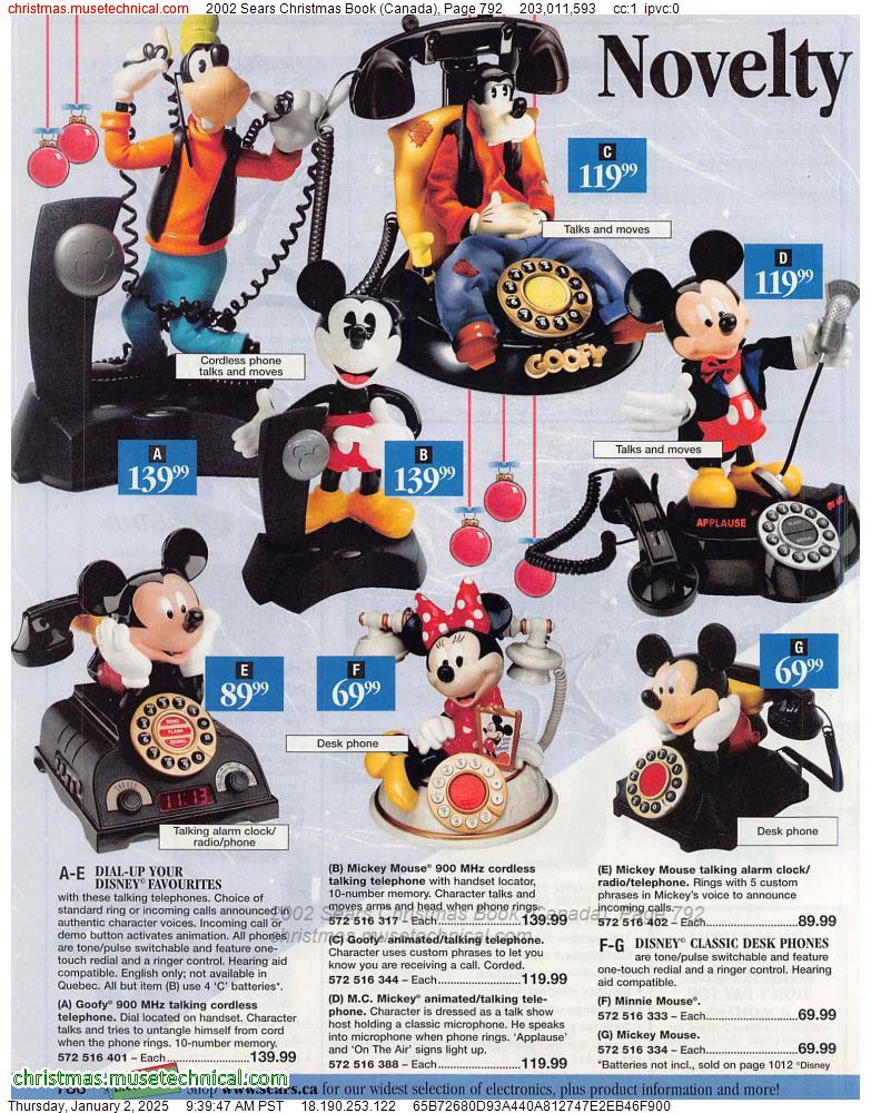 2002 Sears Christmas Book (Canada), Page 792