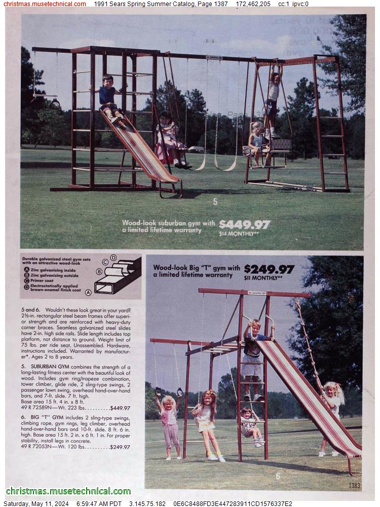 1991 Sears Spring Summer Catalog, Page 1387