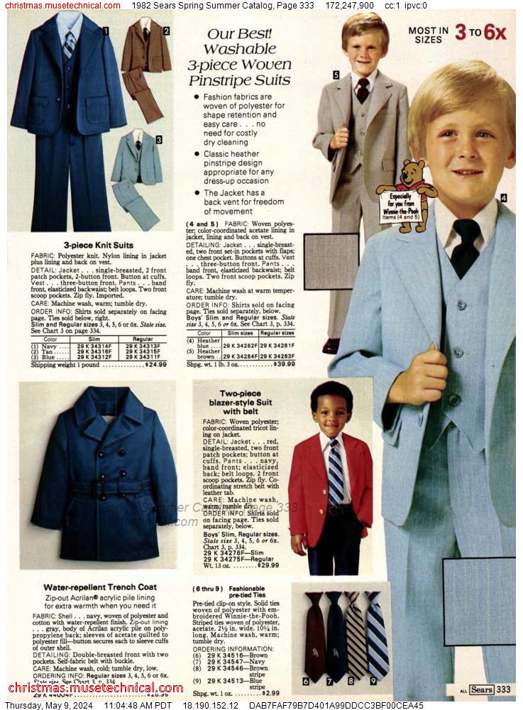 1982 Sears Spring Summer Catalog, Page 333