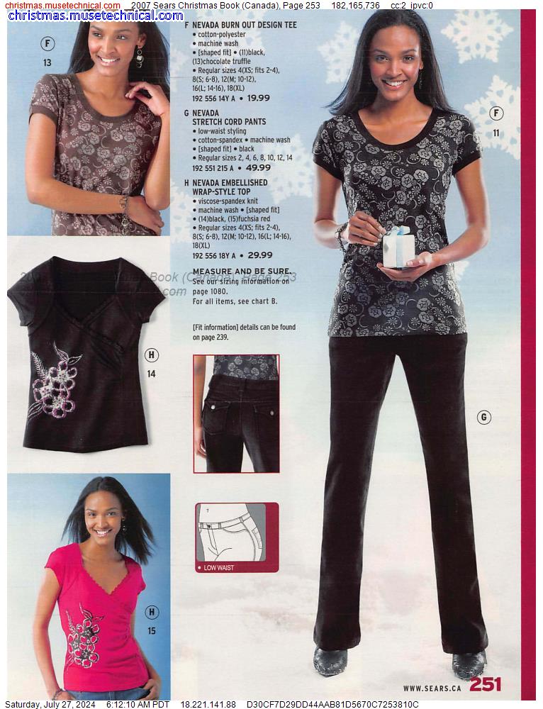 2007 Sears Christmas Book (Canada), Page 253