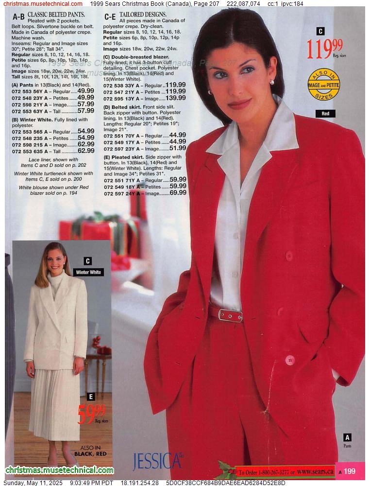 1999 Sears Christmas Book (Canada), Page 207