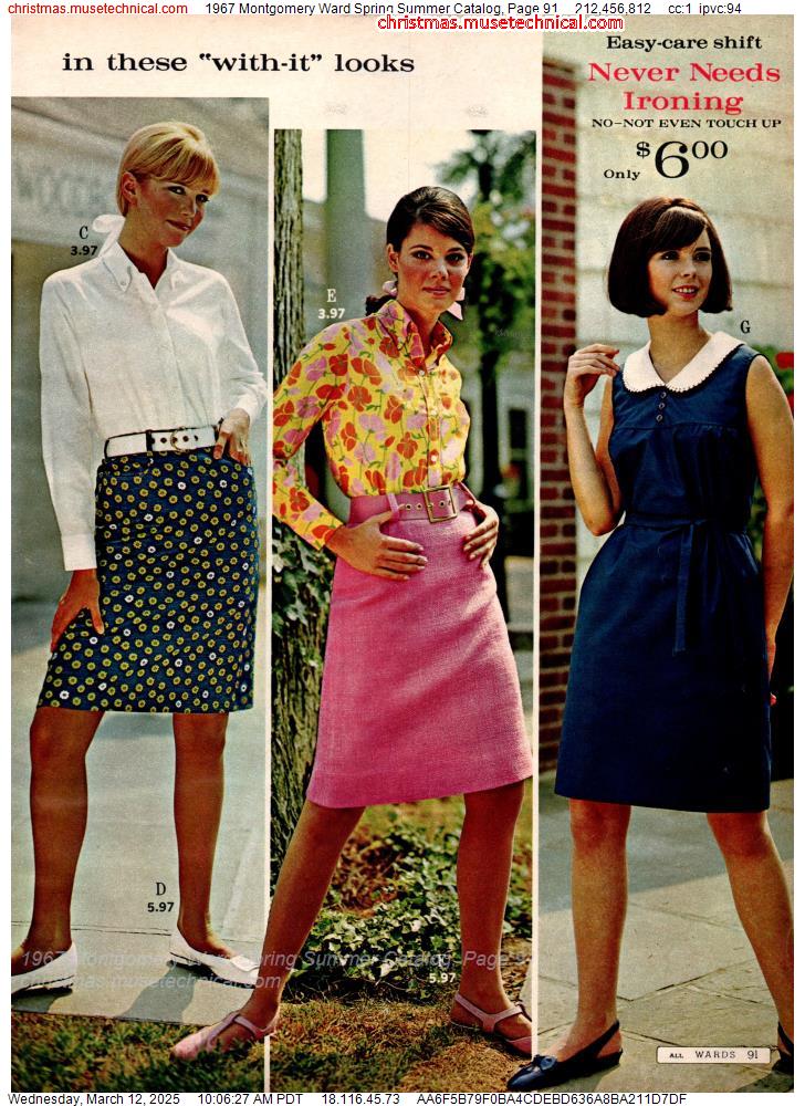 1967 Montgomery Ward Spring Summer Catalog, Page 91