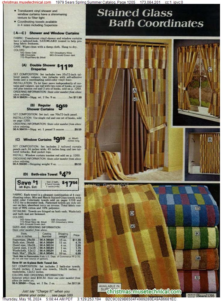 1979 Sears Spring Summer Catalog, Page 1205