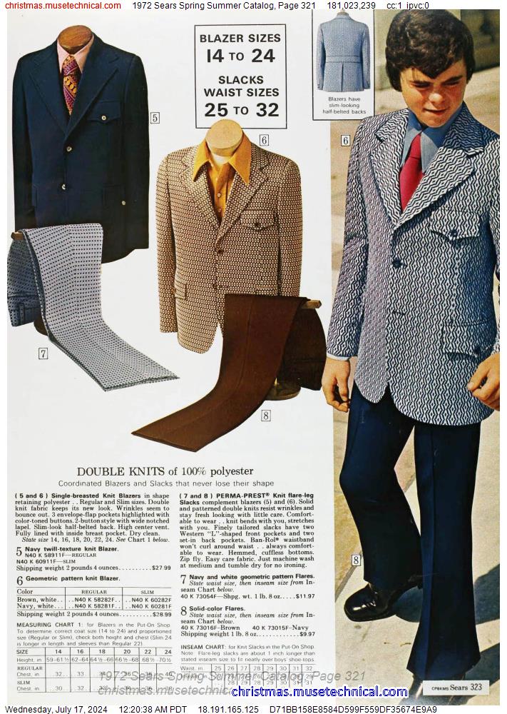 1972 Sears Spring Summer Catalog, Page 321