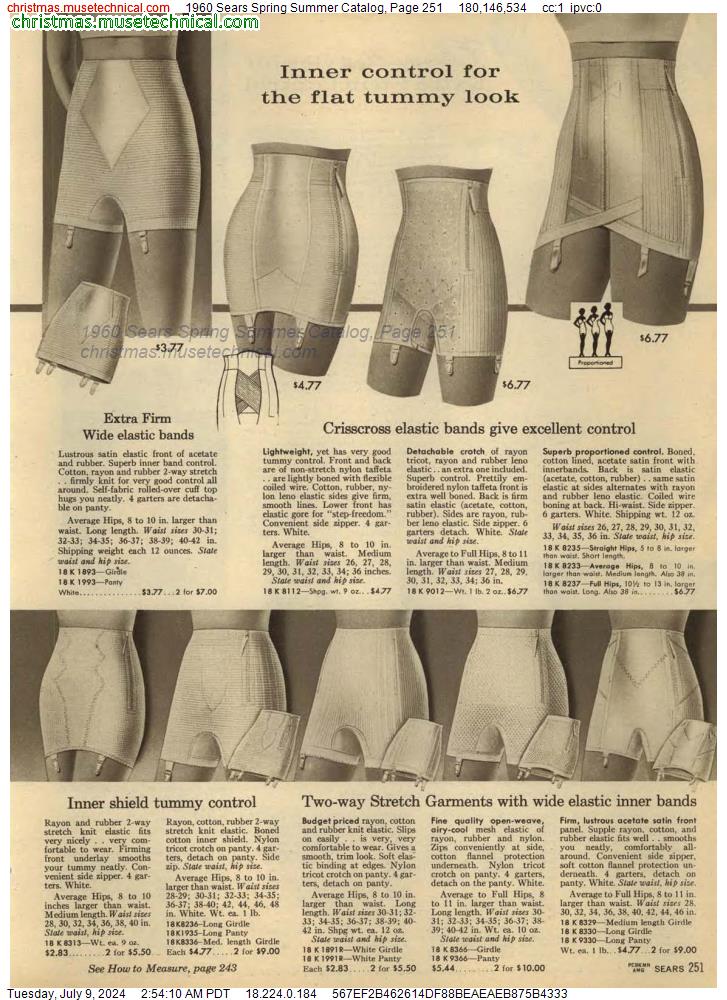 1960 Sears Spring Summer Catalog, Page 251