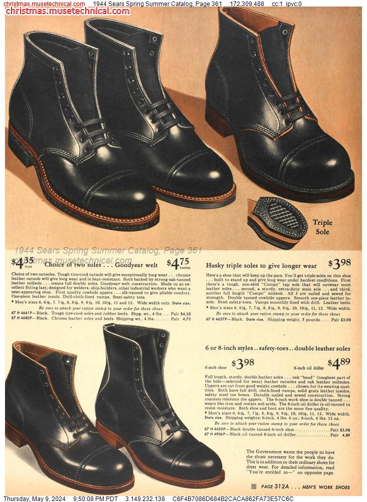 1944 Sears Spring Summer Catalog, Page 361