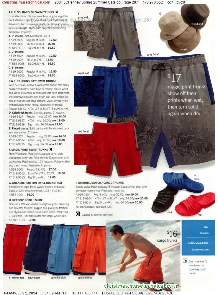 2004 JCPenney Spring Summer Catalog, Page 287