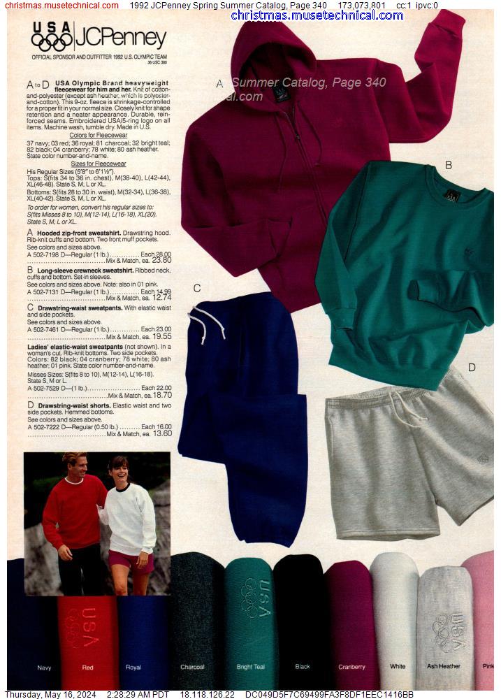 1992 JCPenney Spring Summer Catalog, Page 340