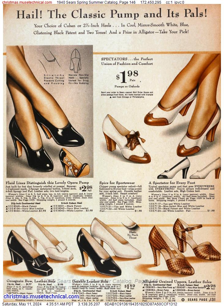 1940 Sears Spring Summer Catalog, Page 146