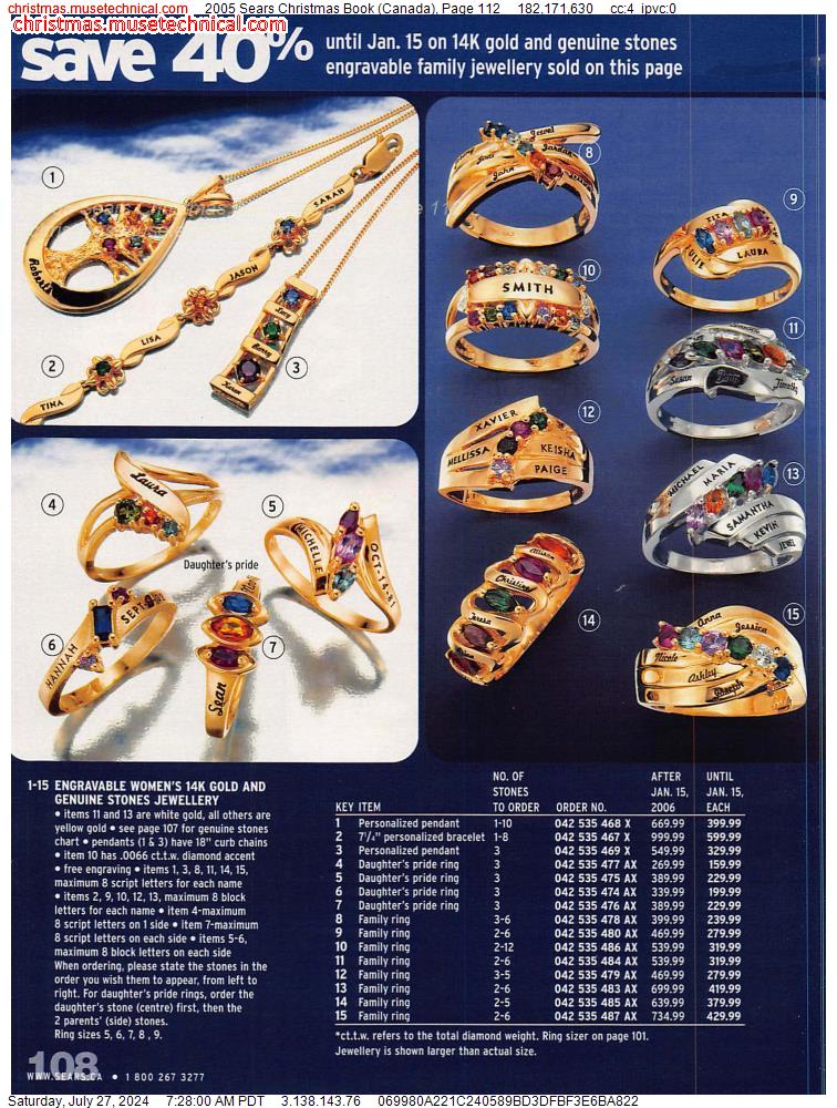 2005 Sears Christmas Book (Canada), Page 112
