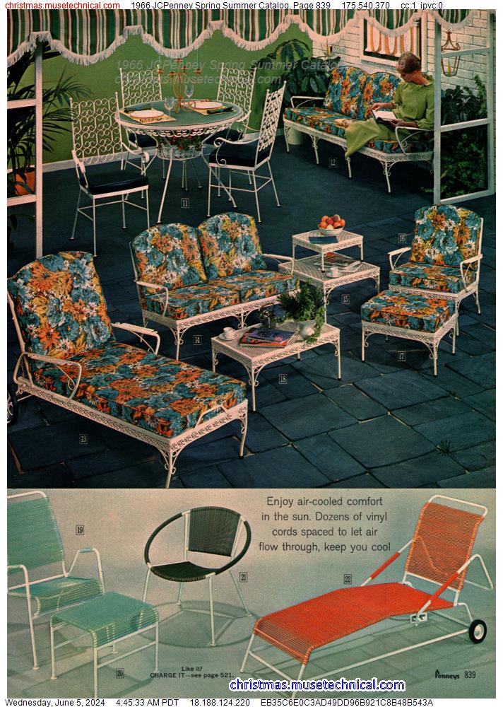 1966 JCPenney Spring Summer Catalog, Page 839