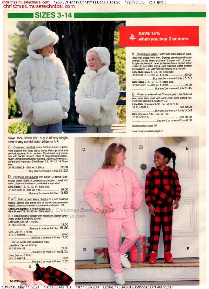 1986 JCPenney Christmas Book, Page 26