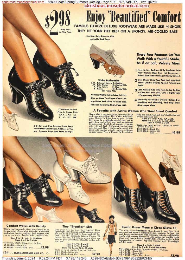 1941 Sears Spring Summer Catalog, Page 137