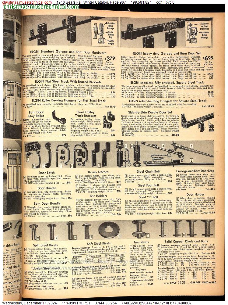 1946 Sears Fall Winter Catalog, Page 967