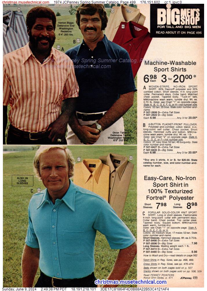 1974 JCPenney Spring Summer Catalog, Page 499