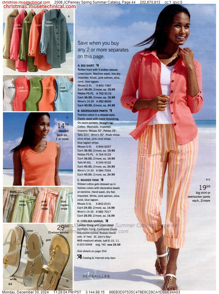 2006 JCPenney Spring Summer Catalog, Page 44