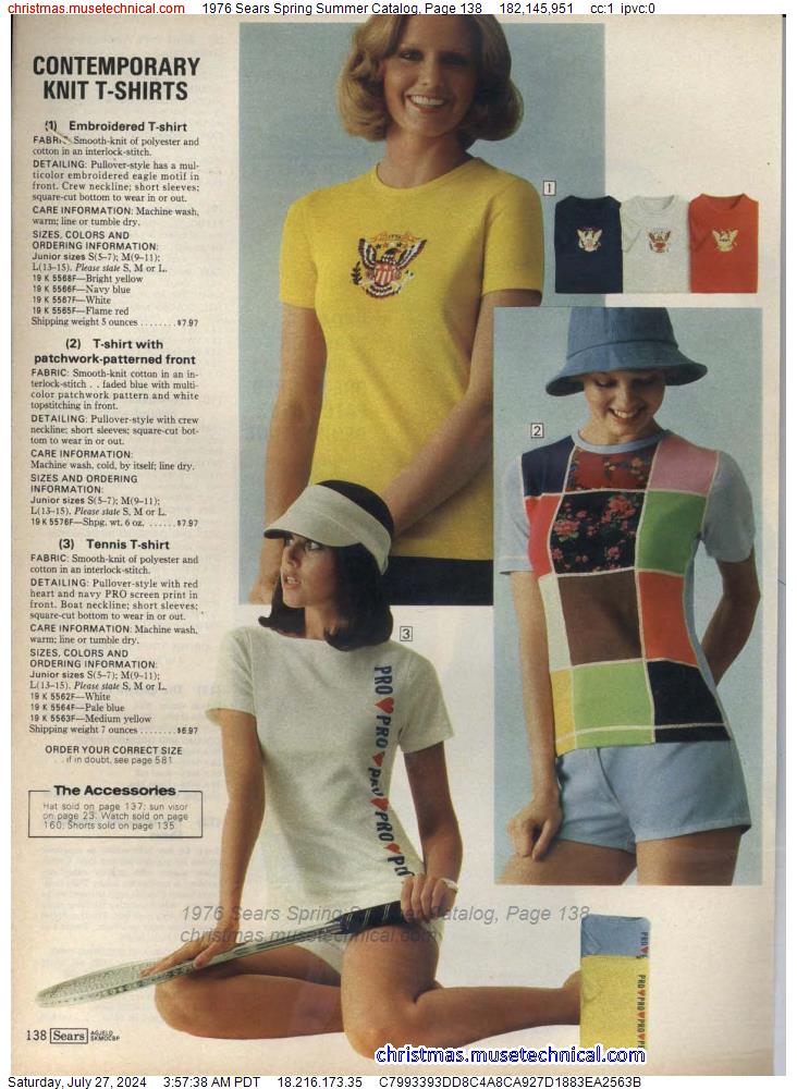 1976 Sears Spring Summer Catalog, Page 138