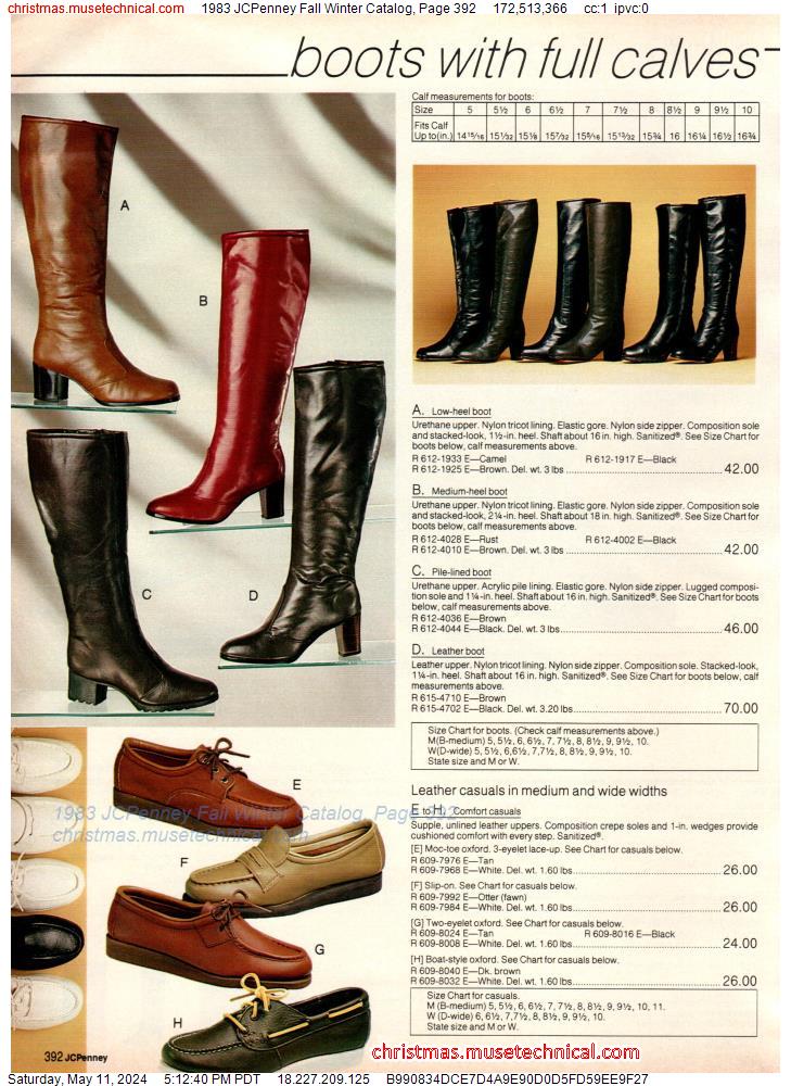 1983 JCPenney Fall Winter Catalog, Page 392