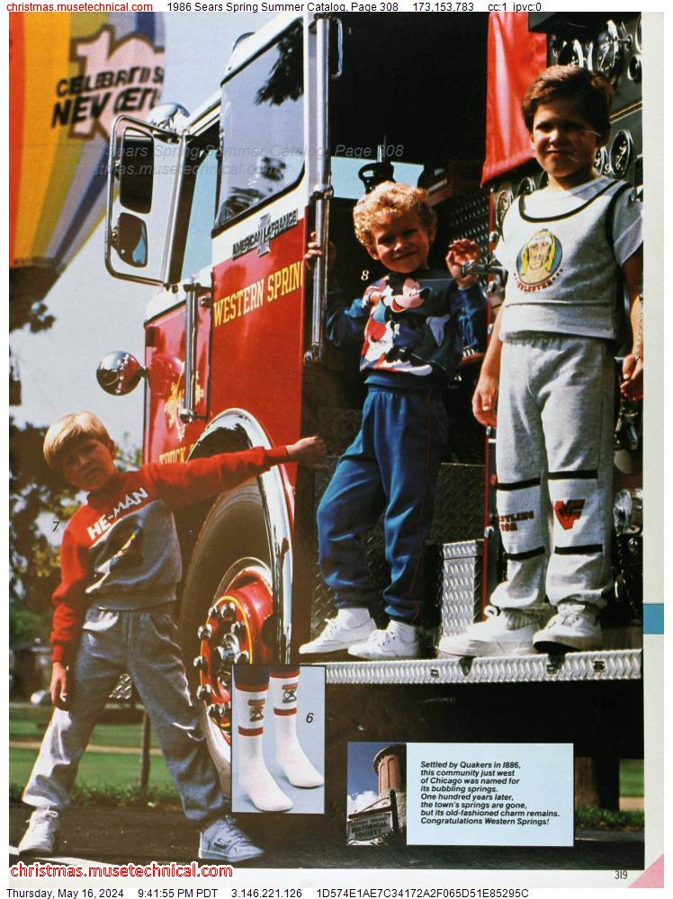 1986 Sears Spring Summer Catalog, Page 308