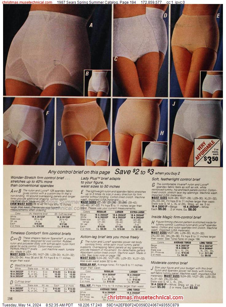 1987 Sears Spring Summer Catalog, Page 194