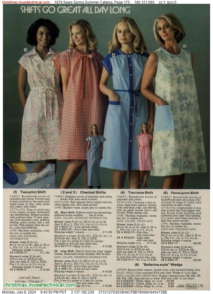 1979 Sears Spring Summer Catalog, Page 175