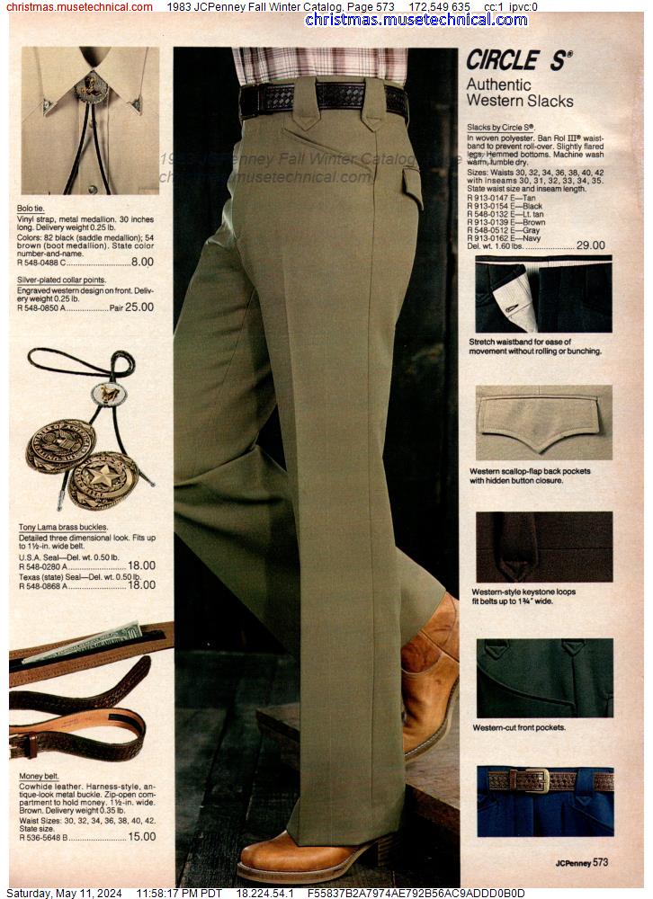 1983 JCPenney Fall Winter Catalog, Page 573
