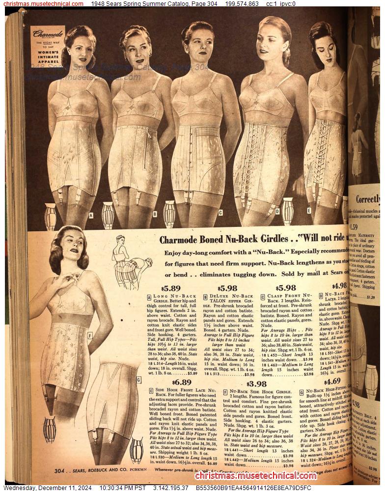 1948 Sears Spring Summer Catalog, Page 304